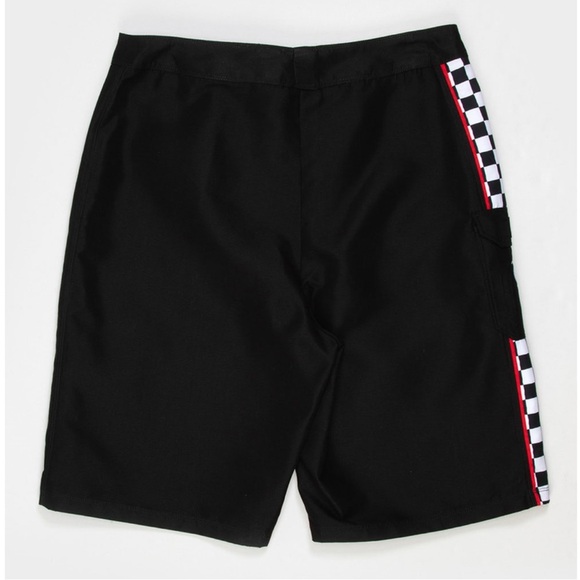 NWT Hurley Black and White Checkered Swim Shorts - Picture 2 of 8